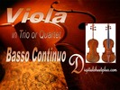Thumbnail Viola in Trio or Quartet with Basso Continuo Sheet Music