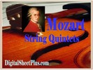 Thumbnail Mozart String Quintets sheet music collection in pdf format Thumbnail Mozart String Quintets sheet music collection in pdf format