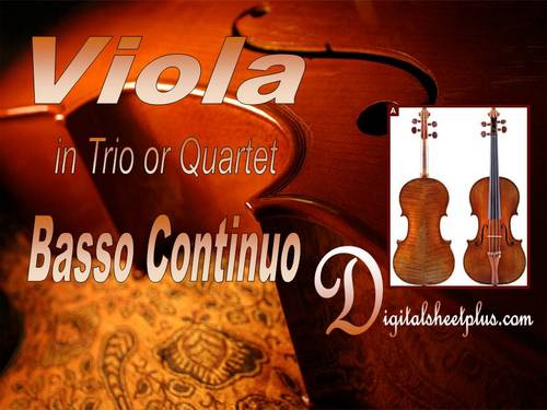 Product picture Viola in Trio or Quartet with Basso Continuo Sheet Music