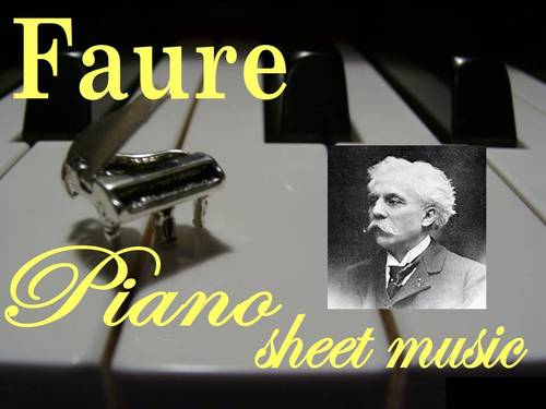 Product picture Faure for Piano Sheet Music Collection