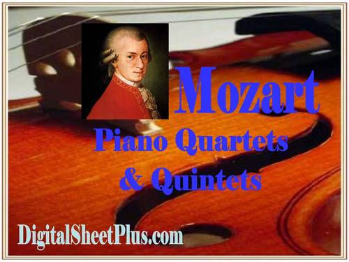 Product picture Mozart  Piano Quartets and Quintets sheet music collection 