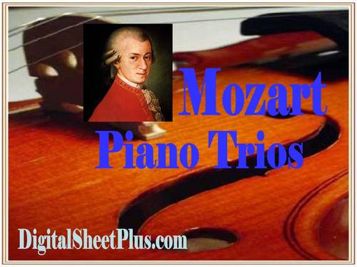 Product picture Mozart Piano Trios sheet music collection