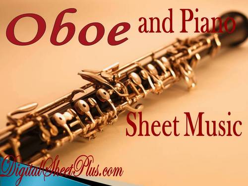 Product picture Oboe and Piano sheet music collection in pdf format